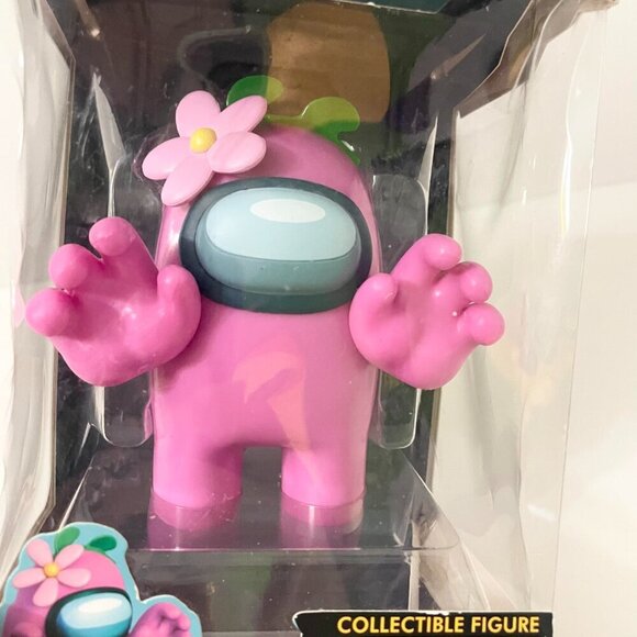 Among Us Crewmates Pink With Flower Toikido Collectible Figure Figurine - Picture 16 of 16